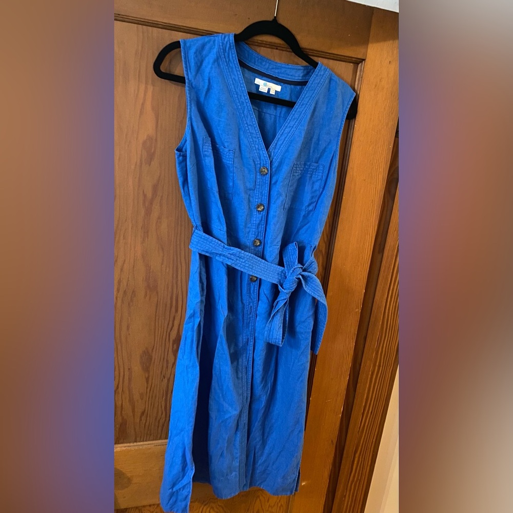 Boden Linen Dress. Size 10